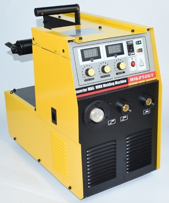 Three Phase MIG Stick Welder , Built In Wire Feeder MIG Welding Equipment