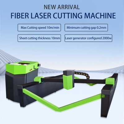 Metal 1080mm 1000W CNC Laser Cutting Machine For Stainless Steel Aluminum