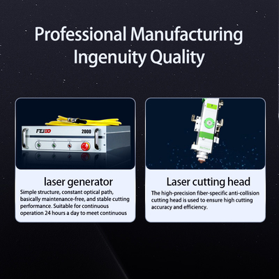Metal 1080mm 1000W CNC Laser Cutting Machine For Stainless Steel Aluminum