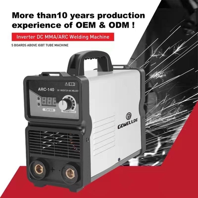 Portable DC Inverter MMA/ARC Welding Machines GOWELLDE Arc140 For Home Use
