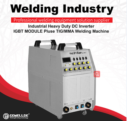 Portable AC/DC TIG Welding Machine IGBT Inverter AC380V Adjustable Pulse Frequency