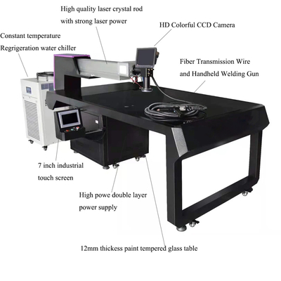 Handheld Fiber Laser Typetop Welding Machine Laser Spot Welder with high power