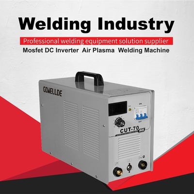 HF Touched Portable Plasma Cutting Machine Built In Air Pump With mosfet DC MMA Function